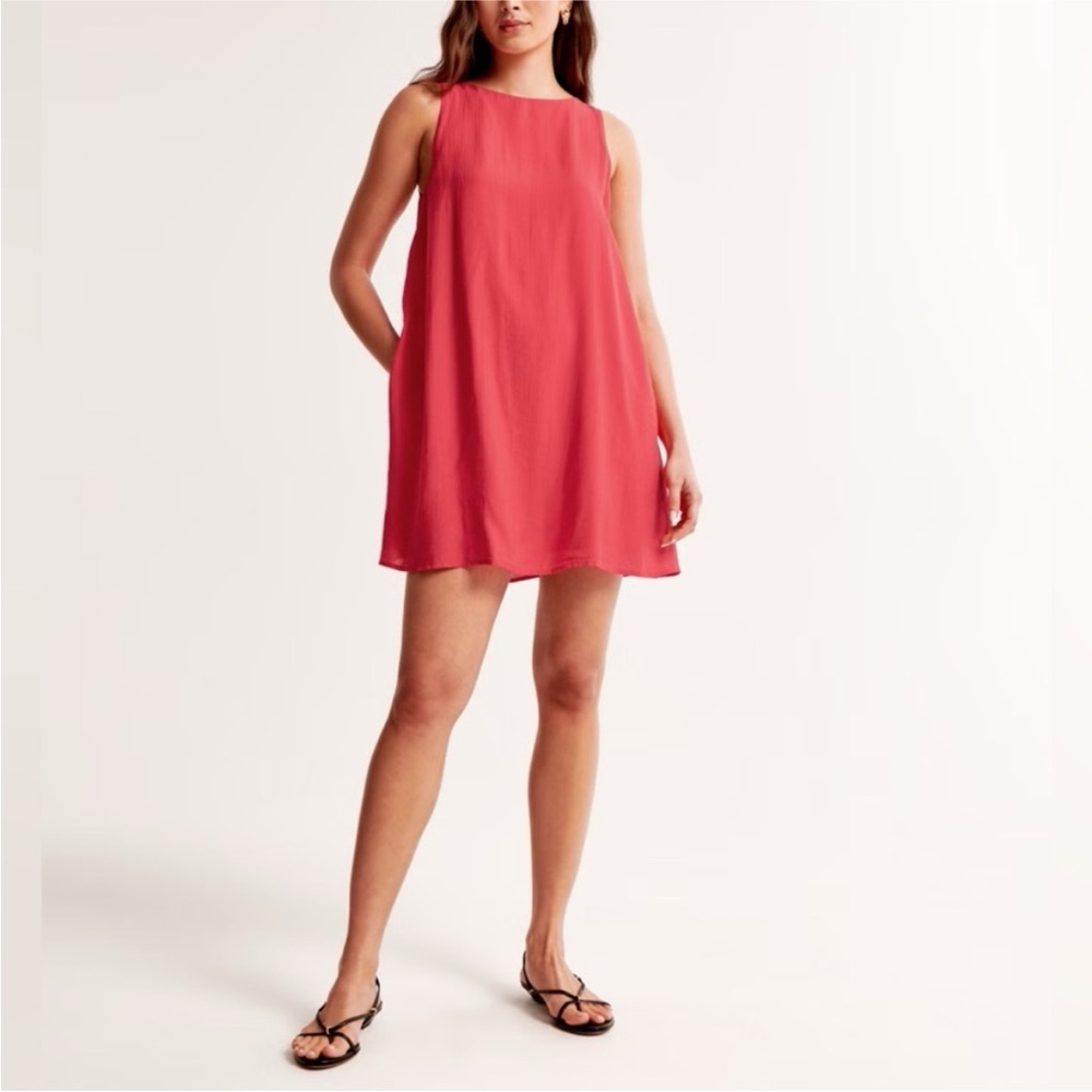 Abercrombie & Fitch Vibrant Red Dress